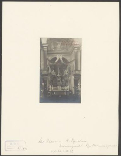 View of the Altar of the St. Ignatius Church (The Sower) in Amsterdam