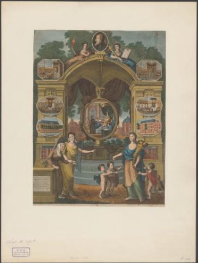 Allegorical representation with the portrait of Johannes Hus