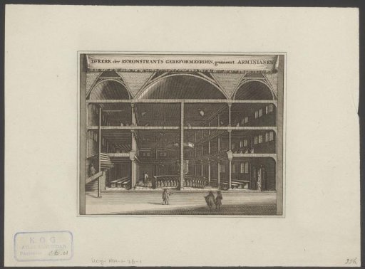 Interior of the Remonstrant (Arminian) Church in Amsterdam