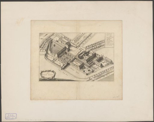 Bird's-eye View of the Binnengasthuis in Amsterdam