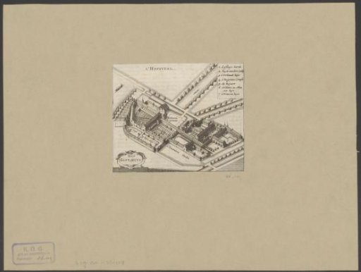 Bird's-eye View of the Binnengasthuis in Amsterdam