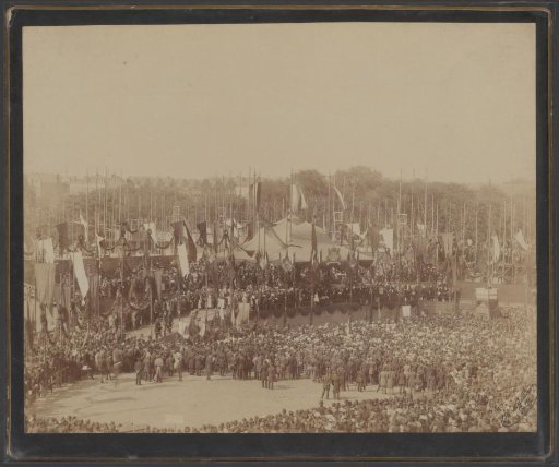 Laying of the Foundation Stone of the Wilhelmina Hospital, 1891