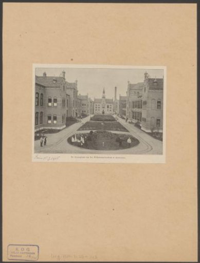 Courtyard of the Wilhelmina Hospital in Amsterdam