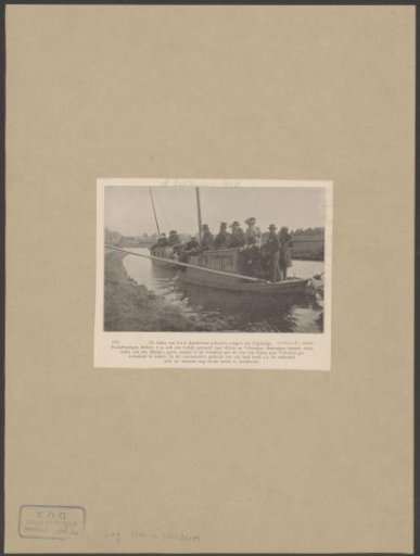 Members of the Congress of Free Religious People on a Towing Barge
