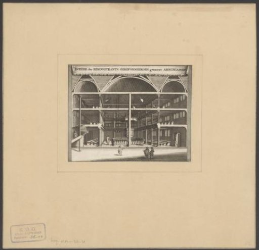 Interior of the Remonstrant (Arminian) Church in Amsterdam