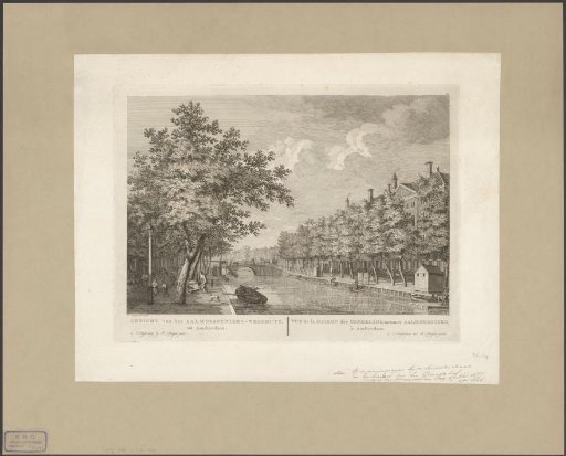 View of the Aalmoezeniersweeshuis in Amsterdam