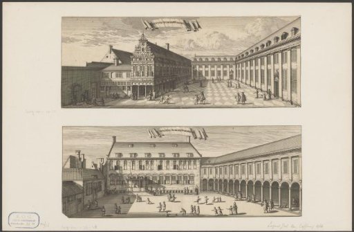 View of the Boys' House of the Burgerweeshuis in Amsterdam