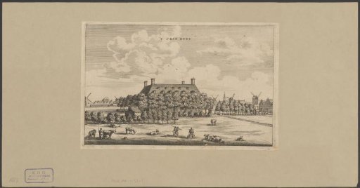 View of the Pest House (Buitengasthuis) near Amsterdam