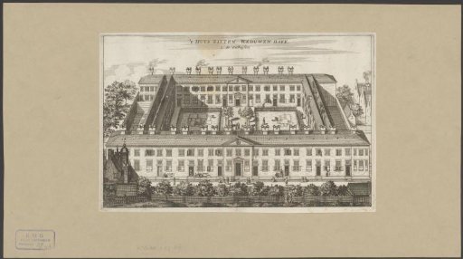 Aerial View of the Huiszittenweduwenhof (Chartreuse Court) in Amsterdam