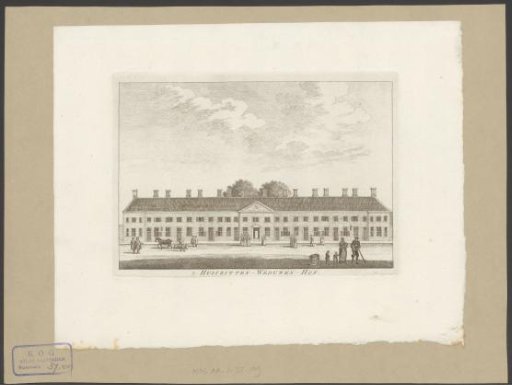 View of the Huiszittenweduwenhof (Chartreuse Court) in Amsterdam