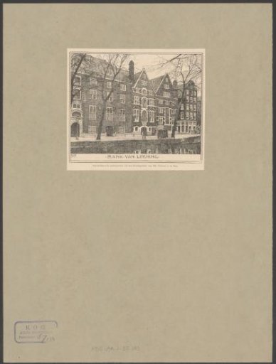 View of the Stadsbank van Lening in Amsterdam