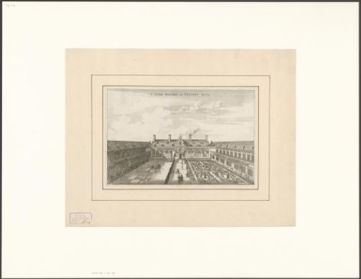 View of the Courtyard of the Oudemannenhuis in Amsterdam