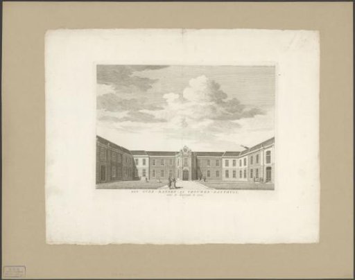 View of the Oudemannenhuis in Amsterdam, seen from the south