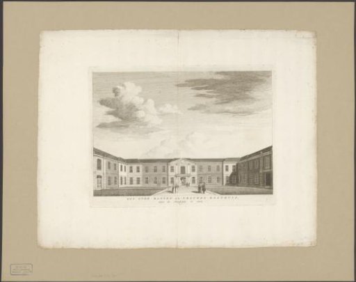 View of the Oudemannenhuis in Amsterdam, seen from the north