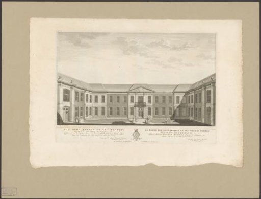 View of the Oudemannenhuis in Amsterdam, seen from the southwest
