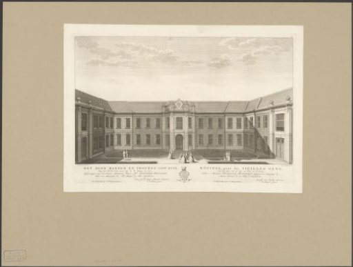 View of the Oudemannenhuis in Amsterdam, seen from the northeast