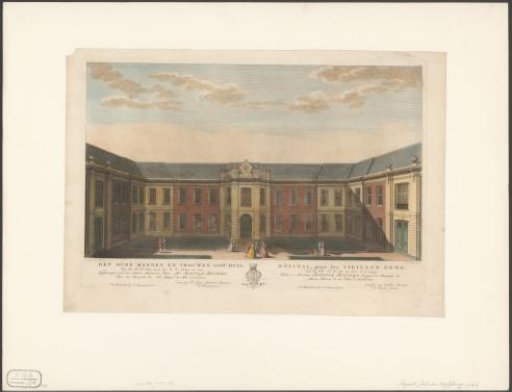 View of the Oudemannenhuis in Amsterdam, seen from the northeast