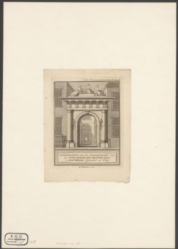 View of the Oudemanhuispoort in Amsterdam