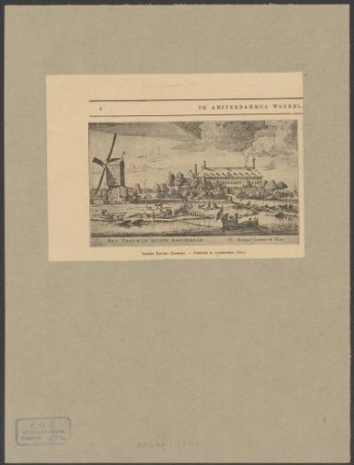 View of the Pest House (Buitengasthuis) near Amsterdam