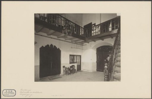 Main entrance and vestibule of the Buitengasthuis in Amsterdam