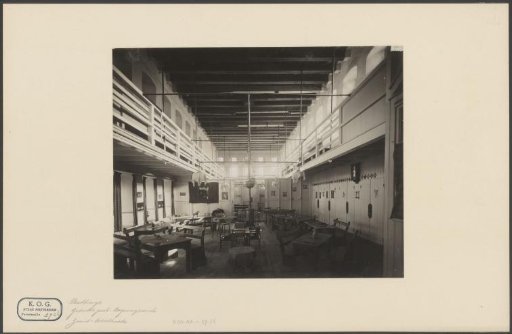 Common room on the ground floor of the Buitengasthuis in Amsterdam