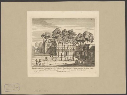 View of the Courtyard of the Leprosy Hospital in Amsterdam
