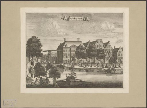 View of the Oudezijds Huiszittenhuis in Amsterdam