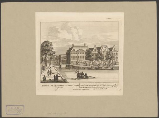 View of the Oudezijds Huiszittenhuis in Amsterdam