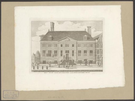 View of the Oudezijds Huiszittenhuis in Amsterdam