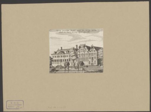 View of the Oudezijds Huiszittenhuis in Amsterdam