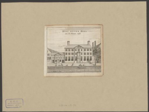 View of the Nieuwezijds Huiszittenhuis in Amsterdam