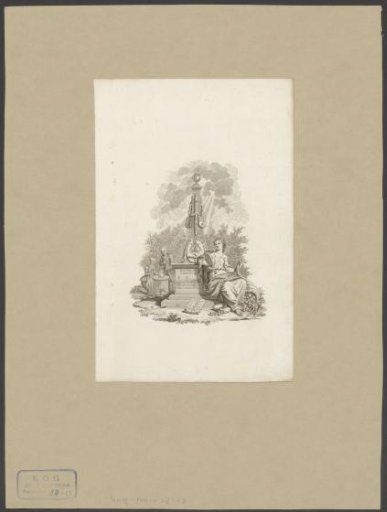 Allegorical Monument for the Diaconie Oude Vrouwen- en Mannenhuis in Amsterdam