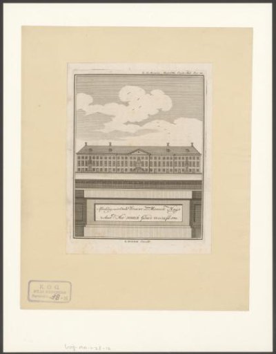 View of the Diaconie Oude Vrouwen- en Mannenhuis in Amsterdam