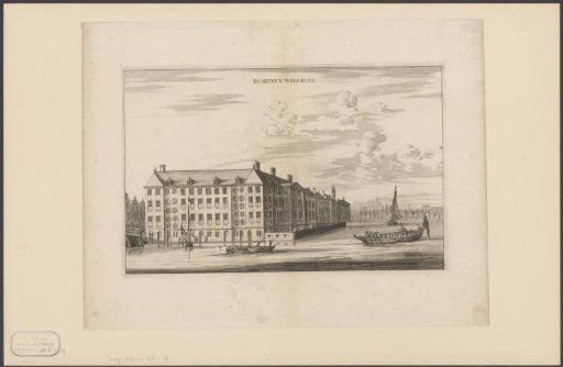 View of the Diaconieweeshuis in Amsterdam