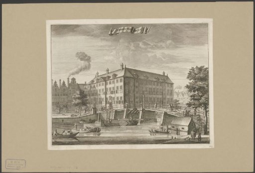 View of the Diaconieweeshuis in Amsterdam