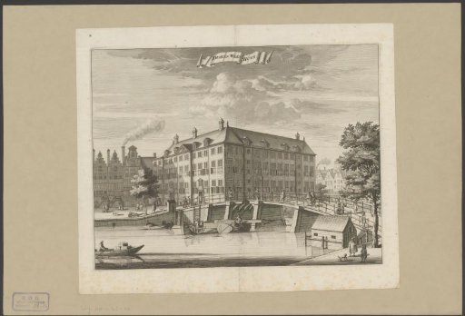 View of the Diaconieweeshuis in Amsterdam