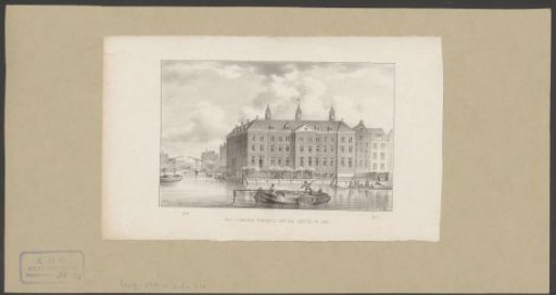 View of the Diaconieweeshuis in Amsterdam