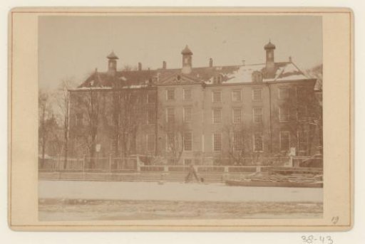 View of the Diaconieweeshuis in Amsterdam
