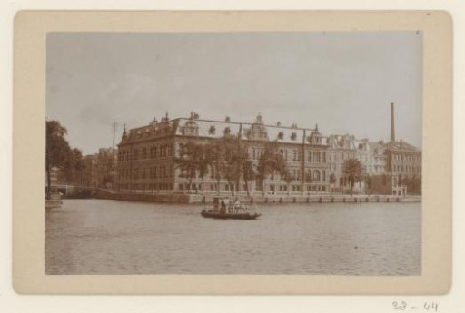 View of the Diaconieweeshuis in Amsterdam