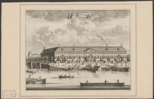 View of the Diaconie Oude Vrouwenhuis in Amsterdam