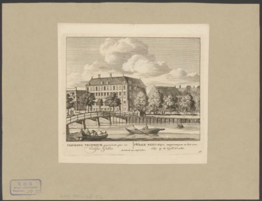 View of the Walenweeshuis on the Vijzelgracht in Amsterdam