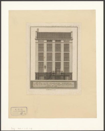 View of the English Orphanage in Amsterdam