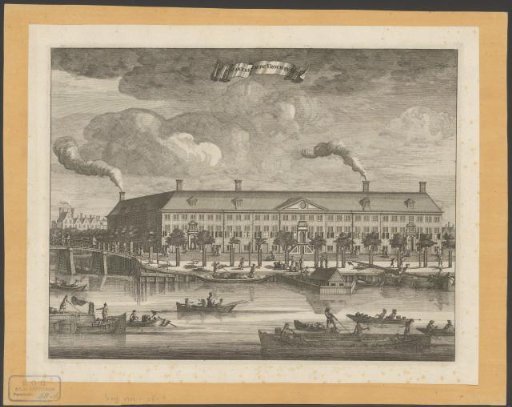 View of the Diaconie Oude Vrouwenhuis in Amsterdam