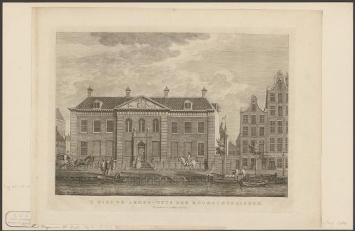 View of the Building of Charity in Amsterdam
