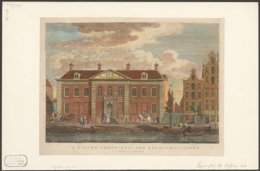 View of the Building of Charity in Amsterdam