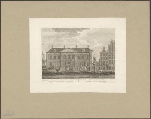 View of the Building of Charity in Amsterdam