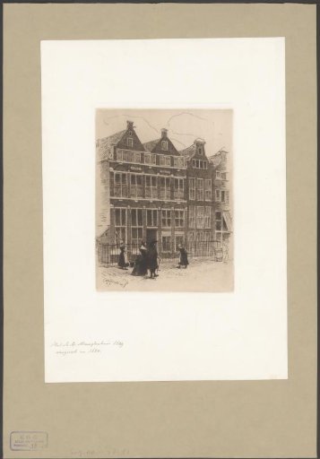 View of the Roman Catholic Maagdenhuis in Amsterdam