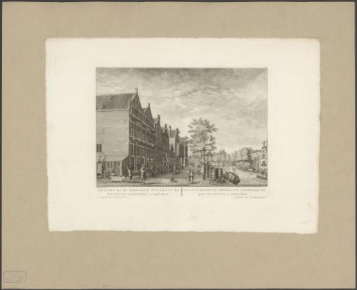 View of the Roman Catholic Maagdenhuis in Amsterdam