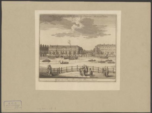 View of the Diaconie Oude Vrouwen- en Mannenhuis in Amsterdam