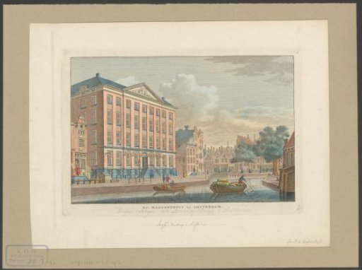 View of the Maagdenhuis in Amsterdam